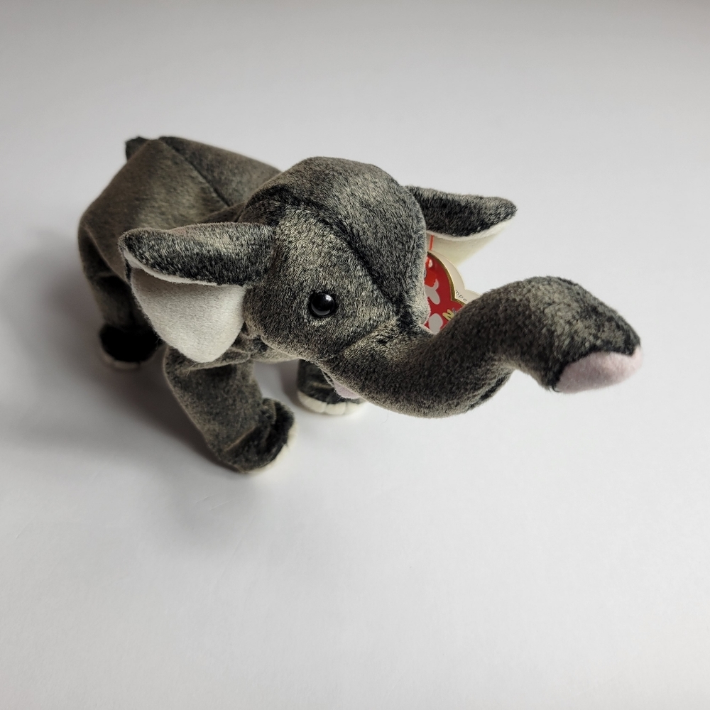 Ty Beanie Babies Trumpet the Elephant 2000 Original Tag
